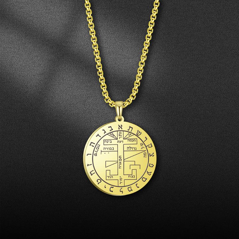 Dawapara Vintage Kabbalah Amulet Pendant Necklace Mystical Figure of Solomon Tree of Life Stainless Steel Necklace Men Jewelry
Dawapara Vintage Kabbalah Amulet Pendant Necklace Mystical Figure of Solomon Tree of Life Stainless Steel Necklace Men Jewelry