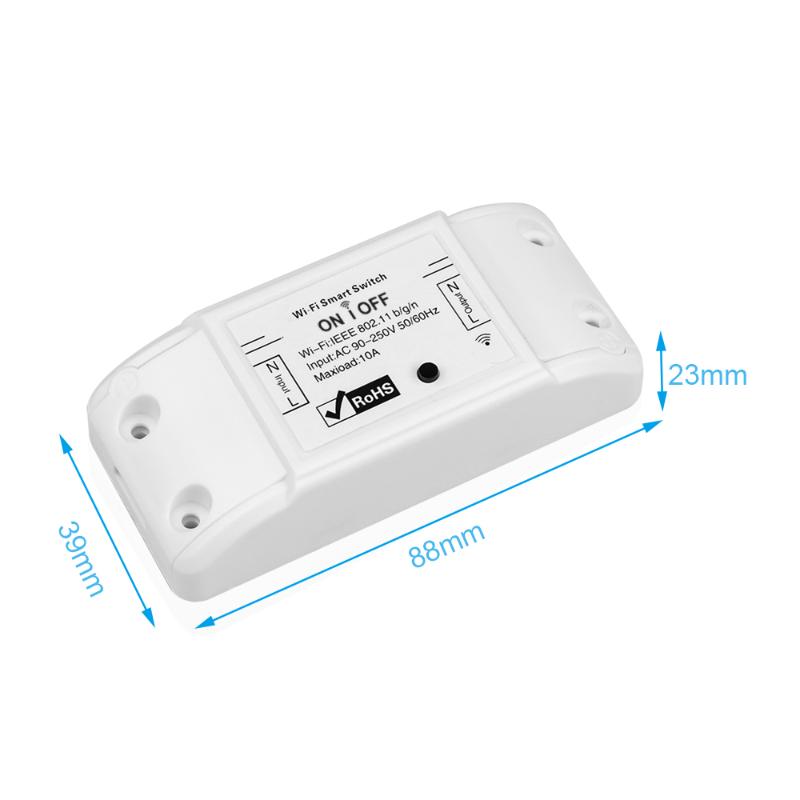 For Alexa Wireless Wifi Switch Remote Control Automation Module Voice control DIY Timer Universal Smart Home 10A 220V AC 90-250V
For Alexa Wireless Wifi Switch Remote Control Automation Module Voice control DIY Timer Universal Smart Home 10A 220V AC 90-250V
