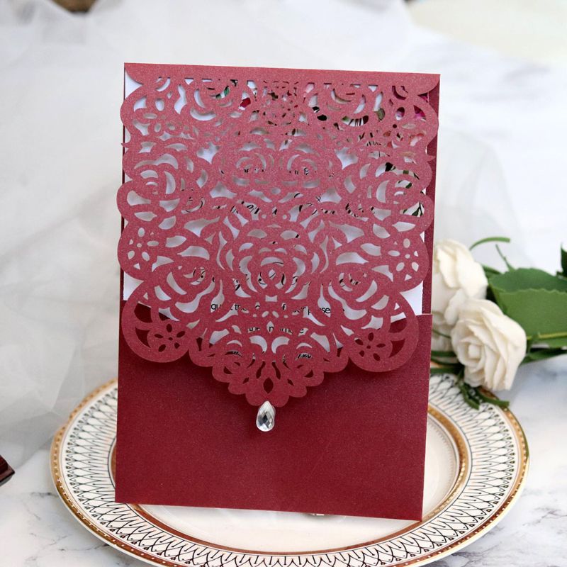 20pcs Retro Greeting Card 4 Colors Optional Laser Cut Rose Invitations Card with Rhinestone Kits Wedding Party
20pcs Retro Greeting Card 4 Colors Optional Laser Cut Rose Invitations Card with Rhinestone Kits Wedding Party