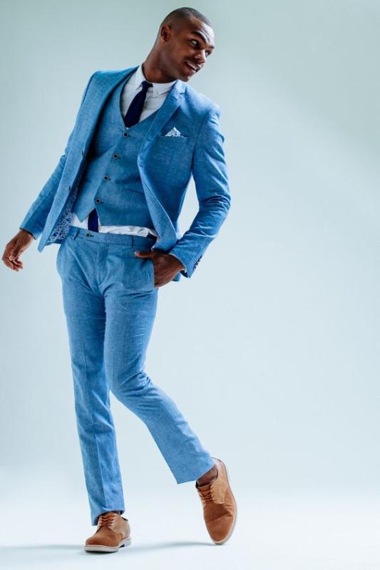 Summer Blue Linen Wedding Suits Tuxedos Business Men Suits Wear Classic Formal 3 Pieces Terno Masculino (Jacket+Pant+Vest, Beige
Summer Blue Linen Wedding Suits Tuxedos Business Men Suits Wear Classic Formal 3 Pieces Terno Masculino (Jacket+Pant+Vest, Beige