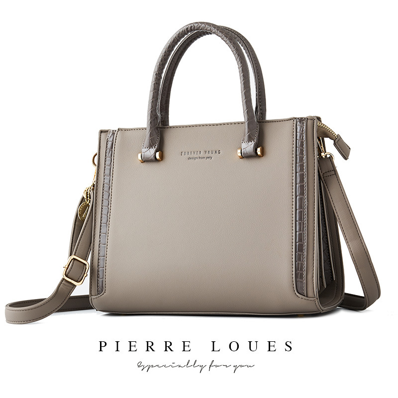 Hand bags women 2020 New Leather Briefcase shoulder bag Designer women Computer bag office bags for Purses and handbags, Black 
Hand bags women 2020 New Leather Briefcase shoulder bag Designer women Computer bag office bags for Purses and handbags, Black