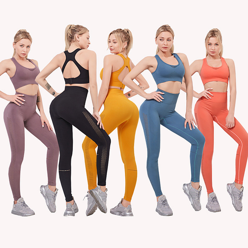 Yoga Set Fitness Clothing Solid Gym Leggings Seamless Gym Set Backless Padded Sports Bra 2 Piece Fitness Sportswear Woman, Black
Yoga Set Fitness Clothing Solid Gym Leggings Seamless Gym Set Backless Padded Sports Bra 2 Piece Fitness Sportswear Woman, Black