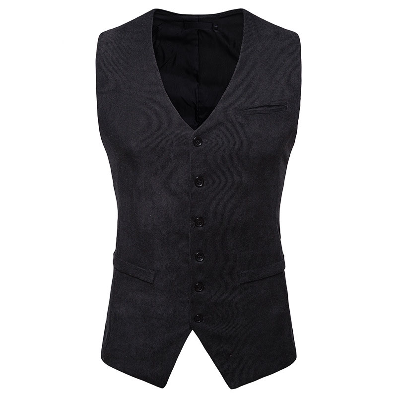 Mens Slim Fit Single Breasted Suit Vest 2020 Brand New Corduroy Vest Waistcoat Men Formal Business Tuxedo Vests Male Gilet Uomo, Khaki
Mens Slim Fit Single Breasted Suit Vest 2020 Brand New Corduroy Vest Waistcoat Men Formal Business Tuxedo Vests Male Gilet Uomo, Khaki