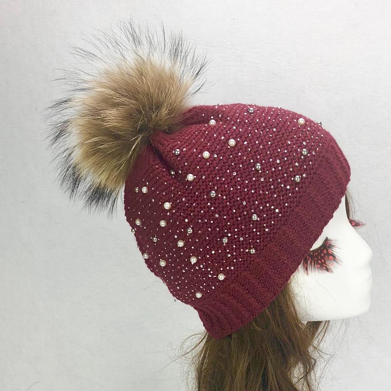 Women Knitted Wool Hat Natural Fur Warm Caps Hats Ladies Fashion Skullies Beanies Cap, Gray no pom
Women Knitted Wool Hat Natural Fur Warm Caps Hats Ladies Fashion Skullies Beanies Cap, Gray no pom