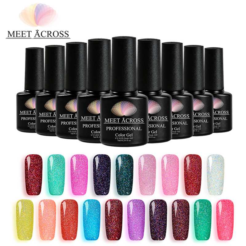 Meet Across Shinny Rainbow UV Gel Varnish 7ML Chameleon Neon Nail Gel Polish Semi Permanent Holographic Starry LED Lamp Vernis, W3071
Meet Across Shinny Rainbow UV Gel Varnish 7ML Chameleon Neon Nail Gel Polish Semi Permanent Holographic Starry LED Lamp Vernis, W3071