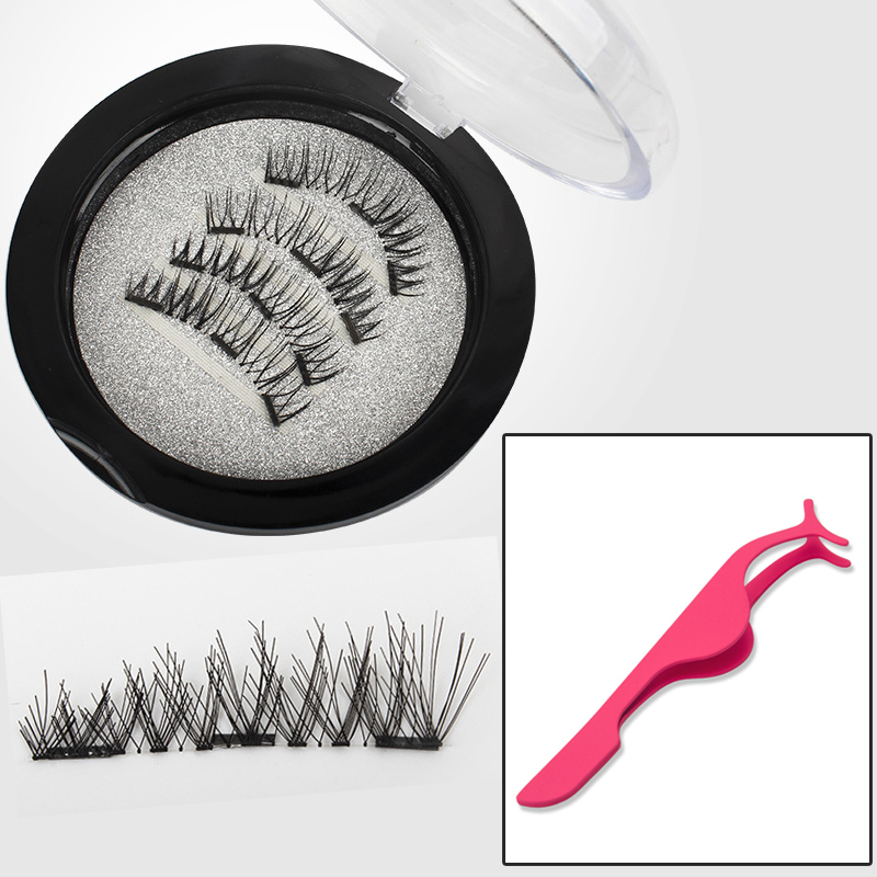 4pcs/set Magnetic Eyelashes With 3 Magnets Magnetic Lashes Handmade Weaving Flase Eyelashes With Applicator
4pcs/set Magnetic Eyelashes With 3 Magnets Magnetic Lashes Handmade Weaving Flase Eyelashes With Applicator