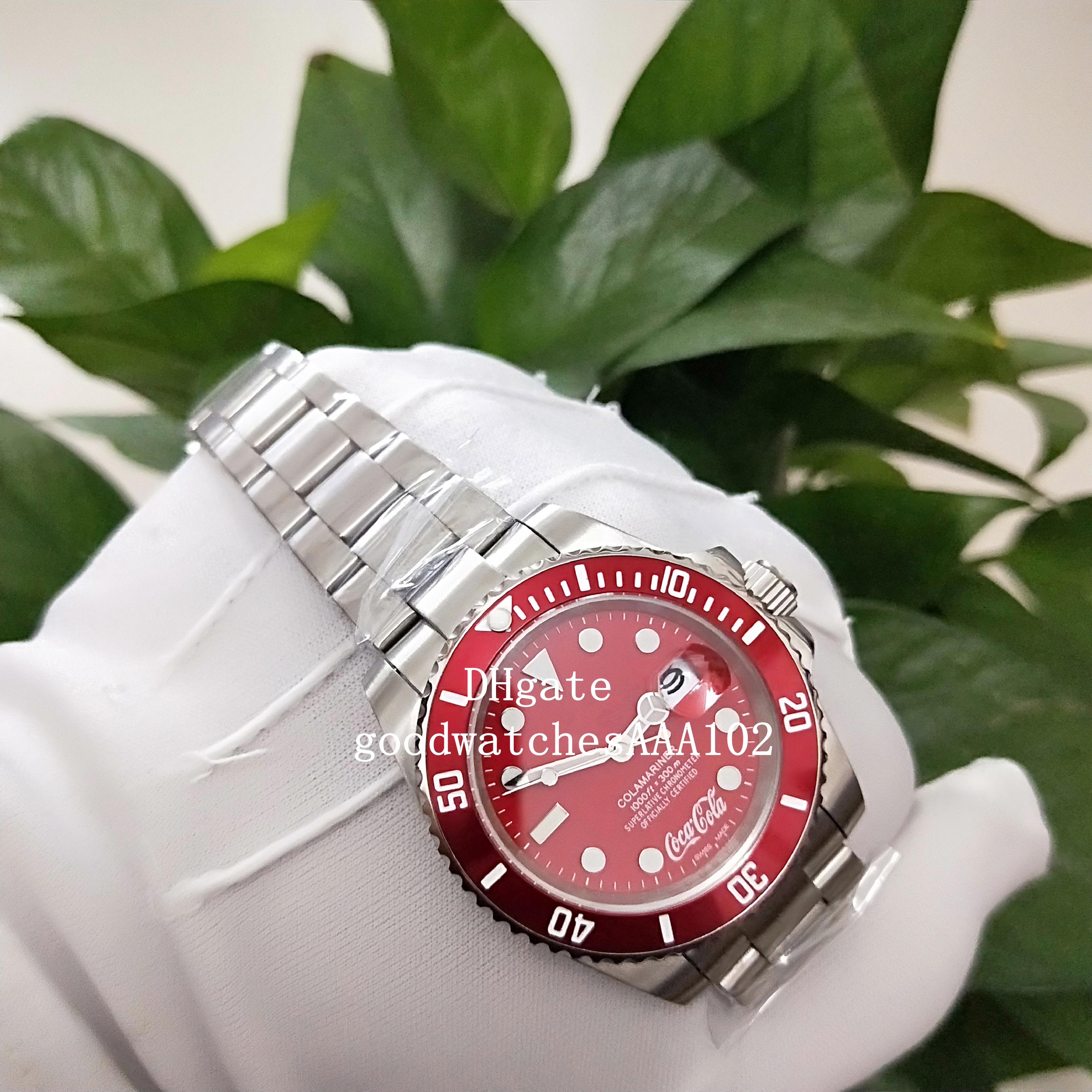 Factory Maker automatica dello zaffiro meccanico Red Dial 40mm ceramica Blue Luminescent Stainless Steel 116610 Automatic Mens Watch, Slivery;brown
Factory Maker automatica dello zaffiro meccanico Red Dial 40mm ceramica Blue Luminescent Stainless Steel 116610 Automatic Mens Watch, Slivery;brown