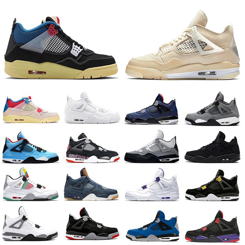 Sail union x jumpman 4 Mens Basketball shoes Cactus Jack Royalty Black Cat Pure Money White Cement 4s Men women trainers Sports Sneakers
Sail union x jumpman 4 Mens Basketball shoes Cactus Jack Royalty Black Cat Pure Money White Cement 4s Men women trainers Sports Sneakers