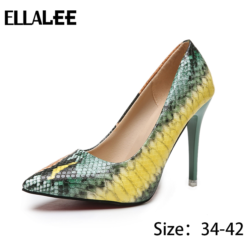 Spring 2020 Python Heel Snakeskin Web Celebrity Super High Heel 10cm Thin Shallow Pointed Sexy Women's Single Shoes, Green
Spring 2020 Python Heel Snakeskin Web Celebrity Super High Heel 10cm Thin Shallow Pointed Sexy Women's Single Shoes, Green