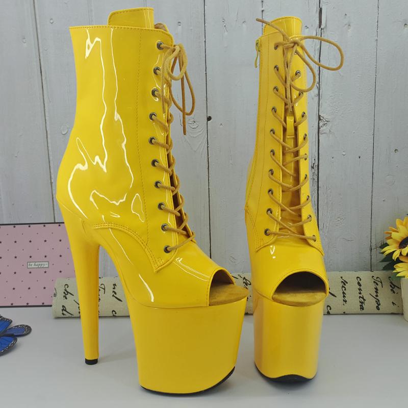 Leecabe Shinny Yellow 20CM/8Inch Women's Platform party High Heels Shoes Pole Dance boot, Same as picture
Leecabe Shinny Yellow 20CM/8Inch Women's Platform party High Heels Shoes Pole Dance boot, Same as picture