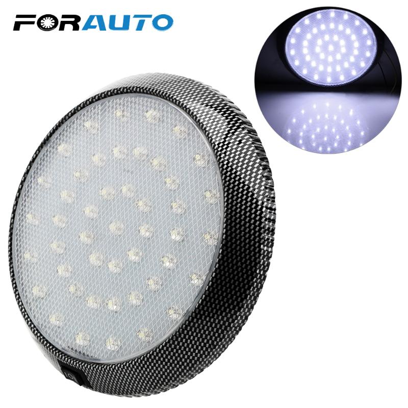 FORAUTO 46LED 12V Car Dome Roof Ceiling Interior Light White Round Style LED Car Interior Reading Light Bulb Reading Lamp, As pic
FORAUTO 46LED 12V Car Dome Roof Ceiling Interior Light White Round Style LED Car Interior Reading Light Bulb Reading Lamp, As pic