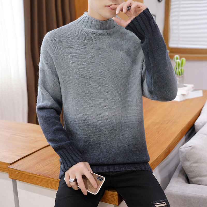 Cheap wholesale autumn and winter 2019 hot sale men's new half high collar fashion casual warm sweater, Gray
Cheap wholesale autumn and winter 2019 hot sale men's new half high collar fashion casual warm sweater, Gray