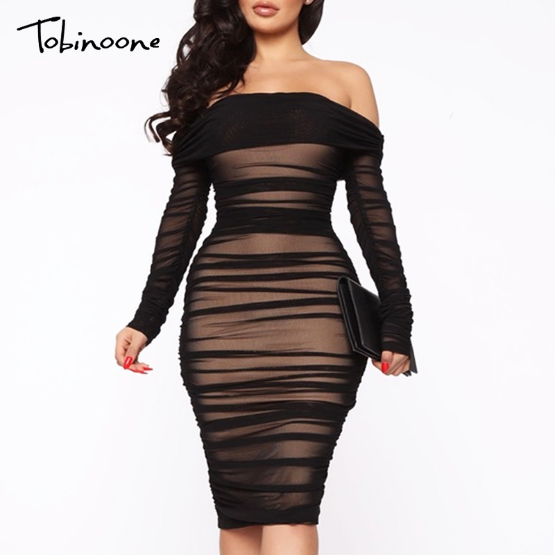 Tobinoone Double Layer Mesh Sexy Party Dress Off Shoulder Elegant Women Dress Ruched Spring Summer Bodycon Short Dresses 200928, White
Tobinoone Double Layer Mesh Sexy Party Dress Off Shoulder Elegant Women Dress Ruched Spring Summer Bodycon Short Dresses 200928, White