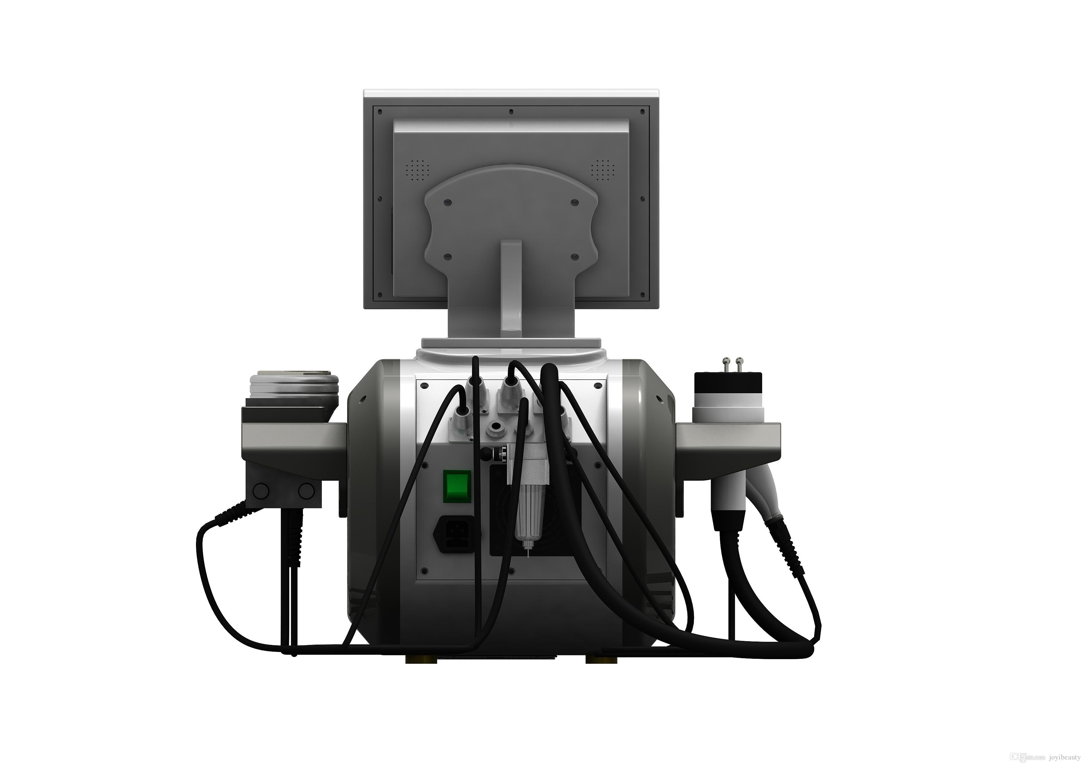 5 in 1 Ultrasound ultrasonic Cavitation and RF Liposuction Vacuum Slimming Cavitations Multipolar Bipolar Radio Frequency Machine