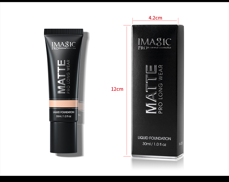 Liquid Foundation Natural Brightening Base Makeup Cosmetic Concealer Lasting Waterproof Oil Control Long-lasting Easy To Remove