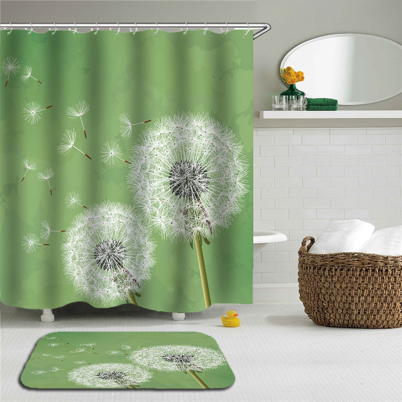2pc Dandelion Printed Shower Curtain Set Bath Curtains Polyester Waterproof Cloth Shower Curtain Bathroom Non-slip Floor Mat
2pc Dandelion Printed Shower Curtain Set Bath Curtains Polyester Waterproof Cloth Shower Curtain Bathroom Non-slip Floor Mat