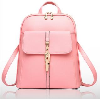 New-Genuine Leather Women's backpack bag Polyester school bag handbags shoulder purse free Nylon shipping