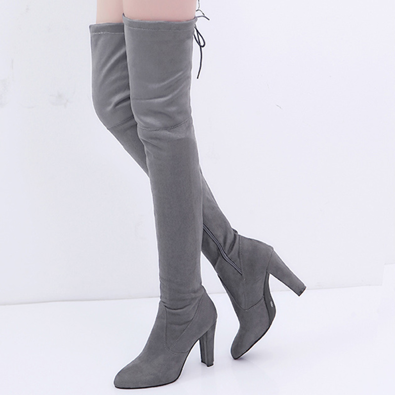 Women Boots Sexy Over the Knee Boots Fashion 2020 Fashion Female Winter Thigh High Suede Overknee High Heel, Black
Women Boots Sexy Over the Knee Boots Fashion 2020 Fashion Female Winter Thigh High Suede Overknee High Heel, Black