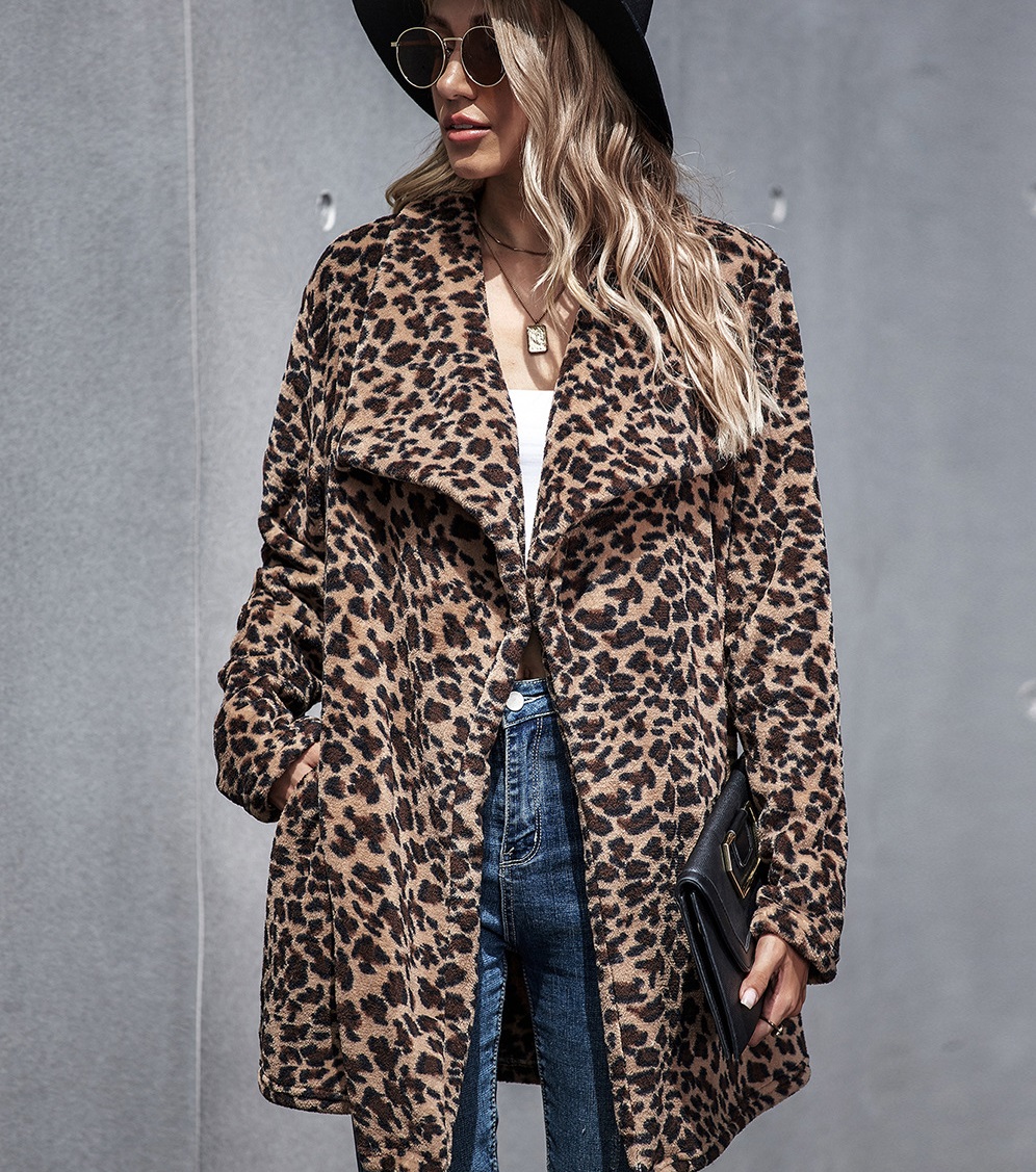 New Womens Winter overcoat Thick warm designer Leopard fashion Outerwear wool Sweaters Faux Fluffy Fur Teddy Fleece casual jacket long coats, Khaki
New Womens Winter overcoat Thick warm designer Leopard fashion Outerwear wool Sweaters Faux Fluffy Fur Teddy Fleece casual jacket long coats, Khaki