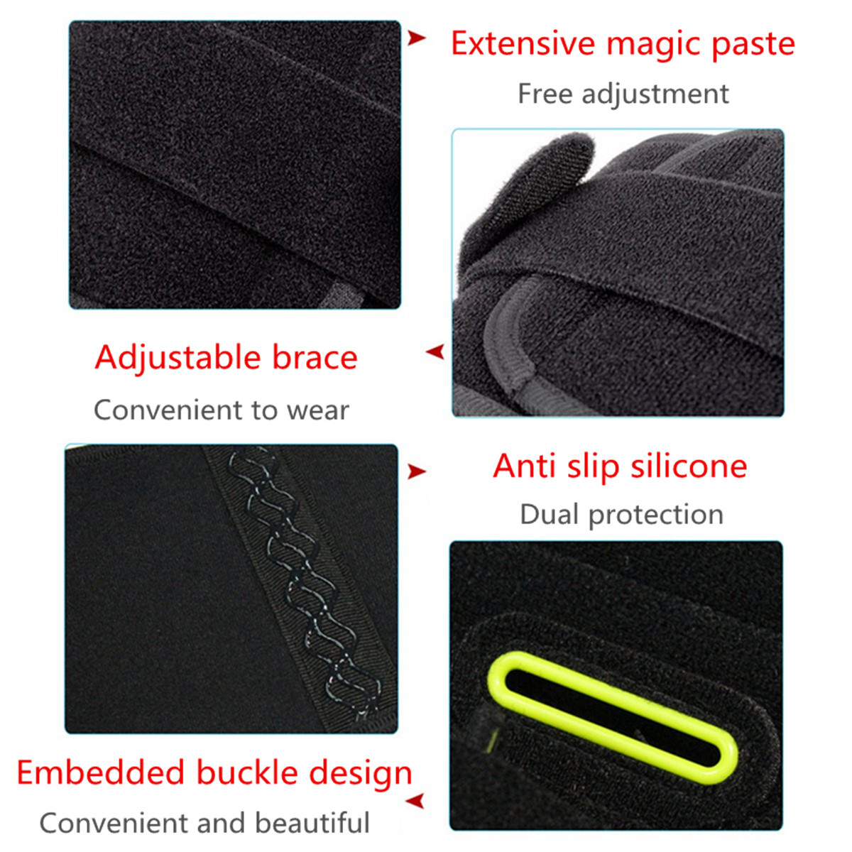 Ankle Joint Foot Drop Orthosis Adjustable Ankle Brace Correction Supports Strap Plantar Fasciitis Day Night Splint Orthotics CX200818