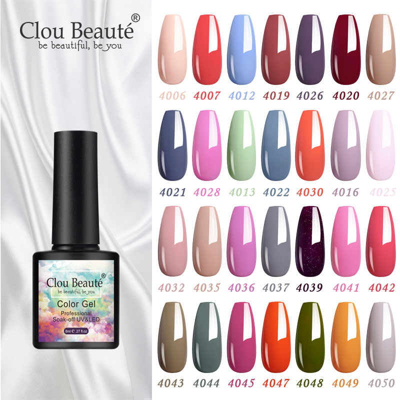 Clou Beaute New Arrivals 81 Color Semi-Permanent Gel Nail Polish Glitter 8ml Nail Art Soak Off Gel UV Polish, 4035
Clou Beaute New Arrivals 81 Color Semi-Permanent Gel Nail Polish Glitter 8ml Nail Art Soak Off Gel UV Polish, 4035