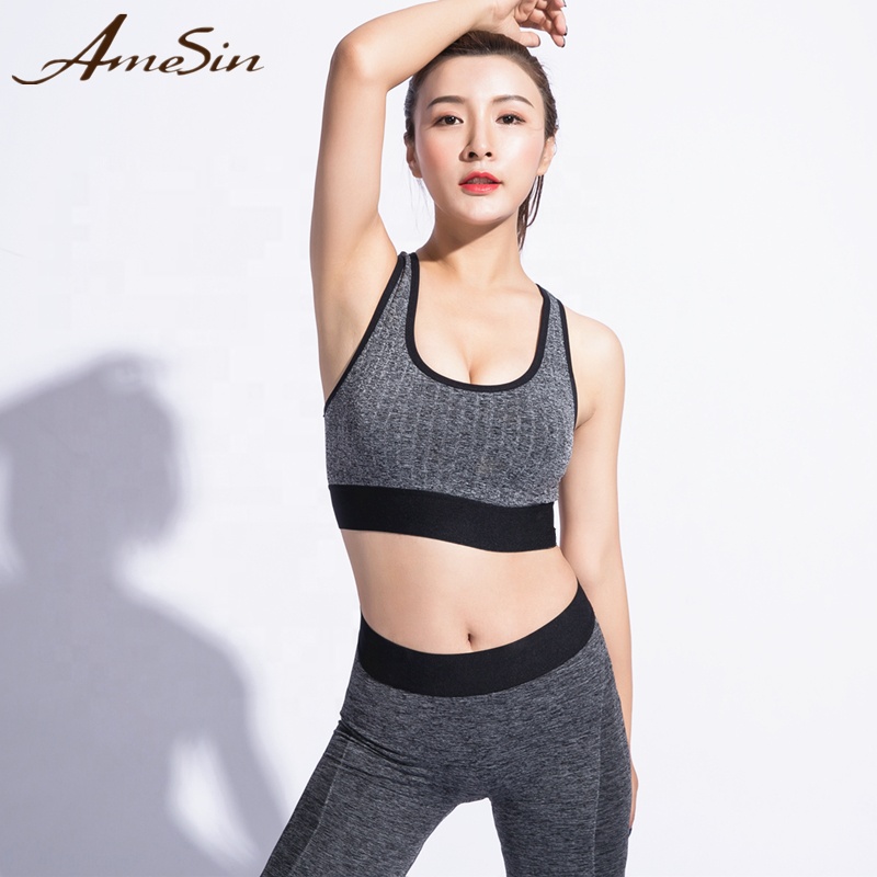 Push Up Seamless Sports Bra Gym Bras Yoga Top High Impact Running Padded Women Sexy Brassiere Fitness Workout Sports Wear YLB065, Grey
Push Up Seamless Sports Bra Gym Bras Yoga Top High Impact Running Padded Women Sexy Brassiere Fitness Workout Sports Wear YLB065, Grey