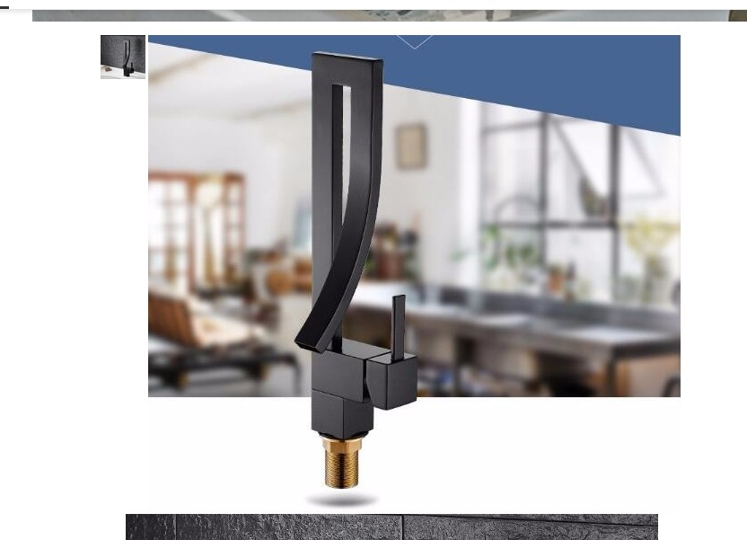 Modern Stylish Kitchen Faucet Hot And Cold Water Unique Bend Deck Moute Mixer Bathroom Faucet Torneiras Para Pia De Banheiro