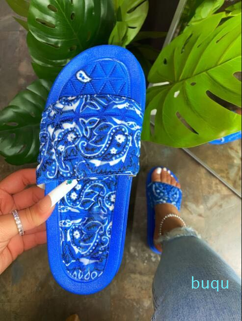 Hot Sale- Flat Platform Slippers Womens Summer Sandals Shoes House Slides Indoor Outdoor Casual Shoes Leisure Flip Flops Womens Fashion Beac