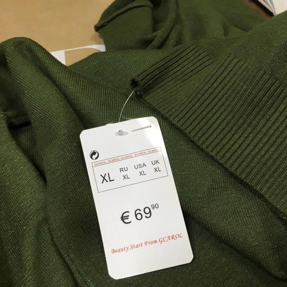 GCAROL New Women 30% Wool Turtleneck Sweater Fall Winter Jumper Render Knit Basic Pullover Solid Color OL Lady Knitted Tops Y200819