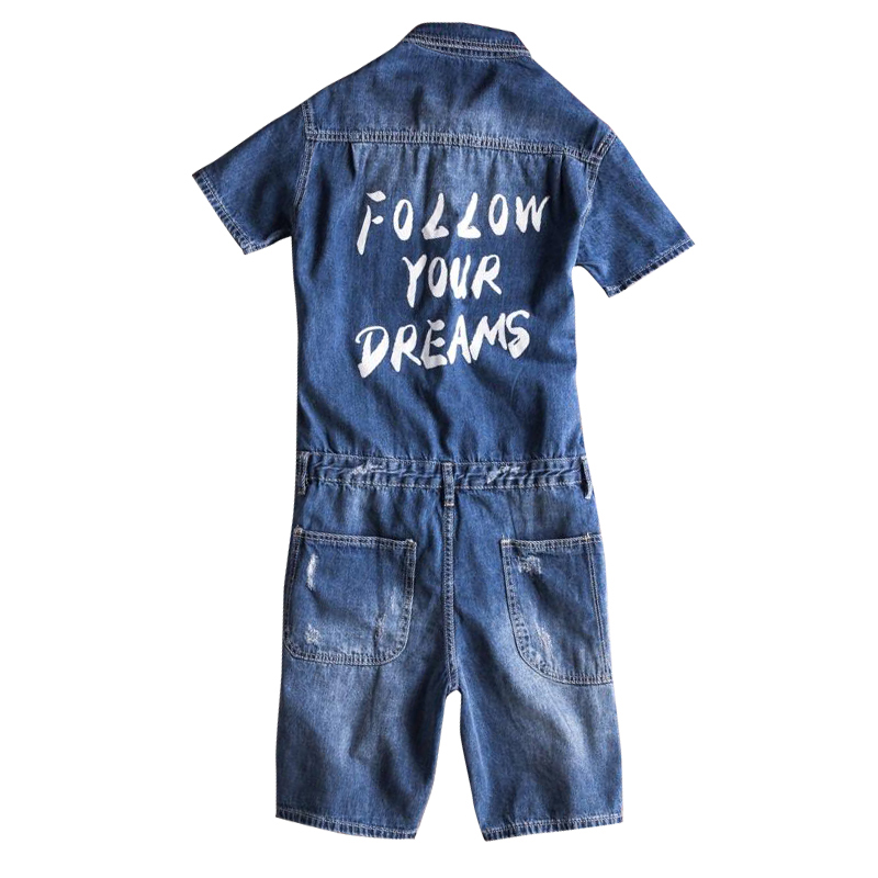 New Men Denim Jumpsuit Street Fashion Casual A Piece Short Sleeve Short Jeans Overalls Male Hip-Hop Trousers Jumpsuit, Blue
New Men Denim Jumpsuit Street Fashion Casual A Piece Short Sleeve Short Jeans Overalls Male Hip-Hop Trousers Jumpsuit, Blue