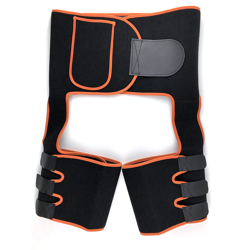 2-in-1 High Waist Thigh Trainer for Women Shapers Slim Trimmer Butt Lifter Waist Trimmer Belt Workout Fitness Leg Shapers Sauna T200526