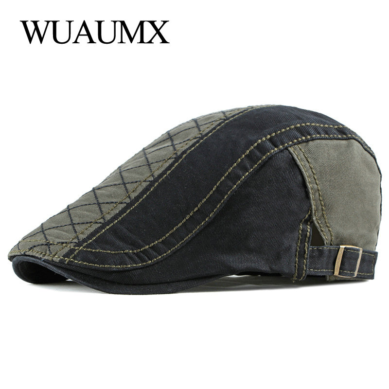 Wuaumx Spring Summer Beret Hats Men Retro Visor Peaked Flat Cap Casual Duckbill Hat Cotton Artist Painter Beret Cap casquette, Black
Wuaumx Spring Summer Beret Hats Men Retro Visor Peaked Flat Cap Casual Duckbill Hat Cotton Artist Painter Beret Cap casquette, Black