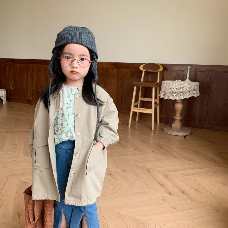 Amu monkey Autumn 2020 New Children's windbreaker Boys and Girls drawstring loose casual coat Korean Children's dust coat, Khaki grey
Amu monkey Autumn 2020 New Children's windbreaker Boys and Girls drawstring loose casual coat Korean Children's dust coat, Khaki grey