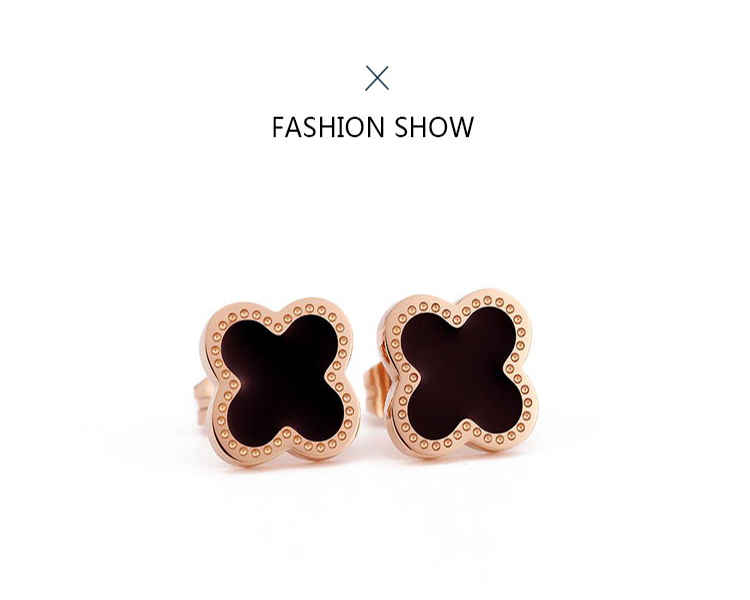 2020 New Design Titanium Steel Four-Leaf Stud Shell Plated 18K Rose Gold Earrings Ins Trend Korean Version Earrings Gifts For Girlfriend, Golden
2020 New Design Titanium Steel Four-Leaf Stud Shell Plated 18K Rose Gold Earrings Ins Trend Korean Version Earrings Gifts For Girlfriend, Golden