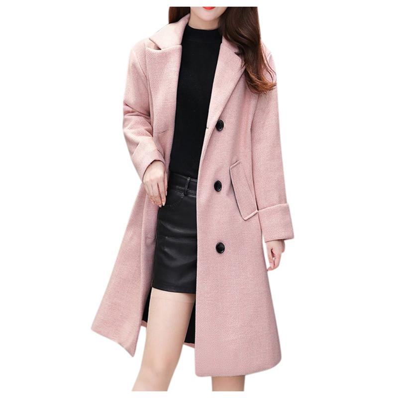 Women coat plus size Autumn Winter women casual Coat Work Solid Vintage Winter Office Button Woolen Jacket W1029, Gn
Women coat plus size Autumn Winter women casual Coat Work Solid Vintage Winter Office Button Woolen Jacket W1029, Gn