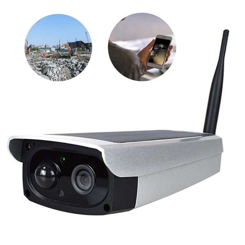 Surveillance Night Vision Infrared Waterproof Camera Wireless High Definition WIFI Solar Powered, White
Surveillance Night Vision Infrared Waterproof Camera Wireless High Definition WIFI Solar Powered, White