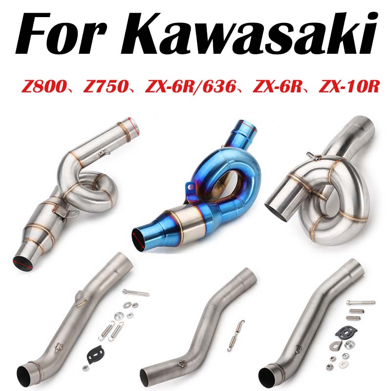 Exhaust Escape Mid Link Pipe Motorcycle Exhaust Pipe Reserve Remove Catalyst Slip On for Ninja ZX6R ZX10R Z750 Z800 2004-2020
Exhaust Escape Mid Link Pipe Motorcycle Exhaust Pipe Reserve Remove Catalyst Slip On for Ninja ZX6R ZX10R Z750 Z800 2004-2020
