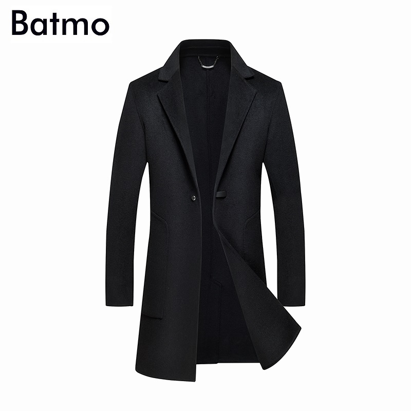 Batmo 2020 new arrival winter high quality double side wool casual black trench coat men,men's long winter coat 85839
Batmo 2020 new arrival winter high quality double side wool casual black trench coat men,men's long winter coat 85839