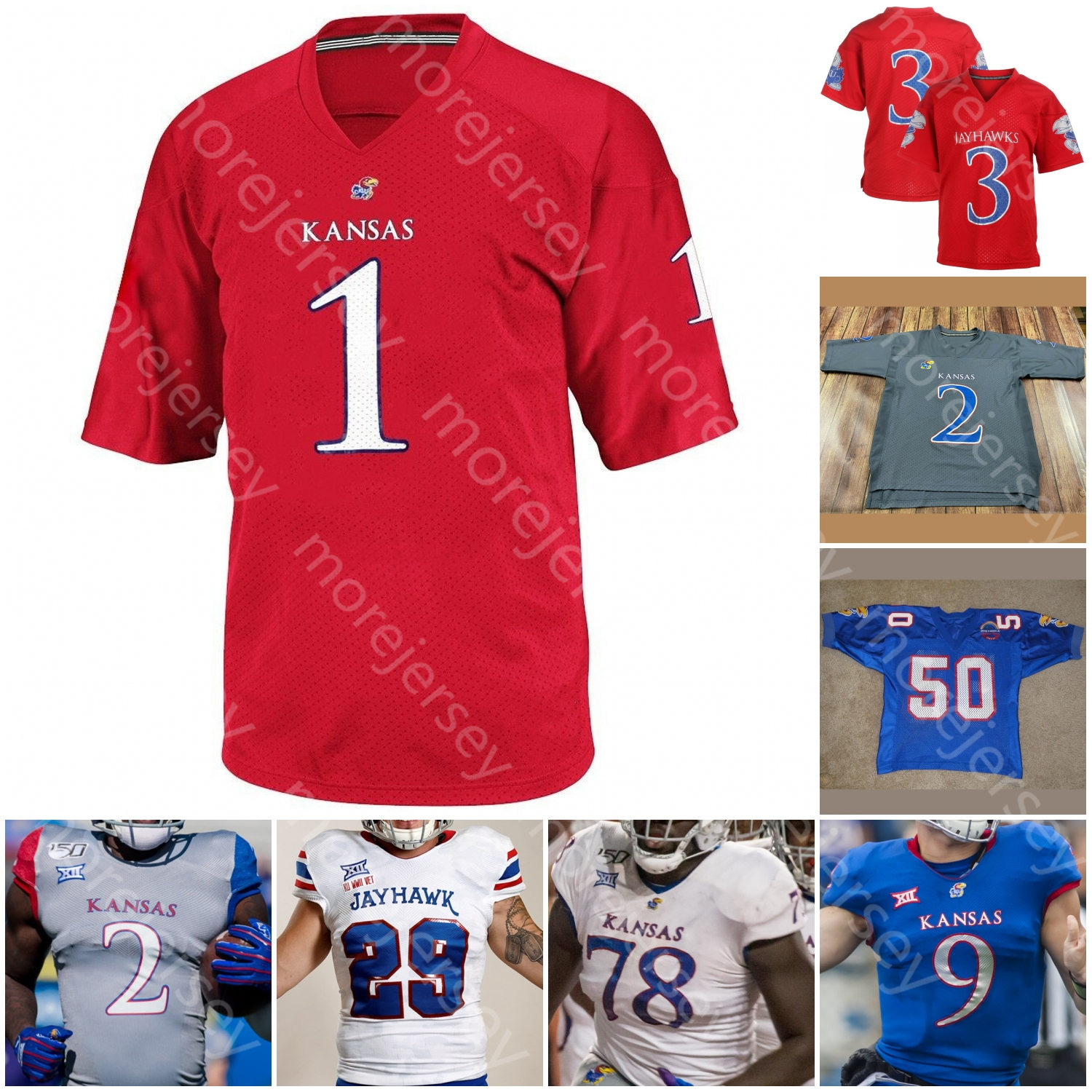 Custom Kansas Jayhawks Football Jersey NCAA College Daylon Charlot Adeniji Aqib Talib Miles Kendrick MacVittie Gardner Lassiter II Williams, Red ii
Custom Kansas Jayhawks Football Jersey NCAA College Daylon Charlot Adeniji Aqib Talib Miles Kendrick MacVittie Gardner Lassiter II Williams, Red ii