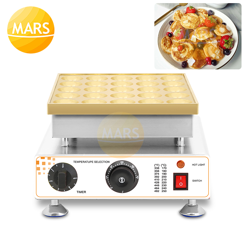 Commercial Mini Pancake Machine 25 Holes Non Stick Pancake Maker Poffertjes Pan Grill Mini Dutch Waffle Maker Dorayaki Machine
Commercial Mini Pancake Machine 25 Holes Non Stick Pancake Maker Poffertjes Pan Grill Mini Dutch Waffle Maker Dorayaki Machine