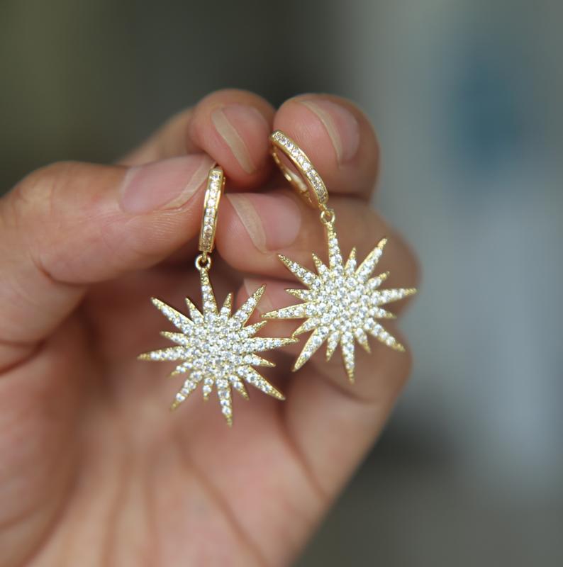 New Style Gold and Silver color clear cz color Drop Dangle Earrings with Full CZ Luxury Bridal Wedding Jewelry Earring Wholesale
New Style Gold and Silver color clear cz color Drop Dangle Earrings with Full CZ Luxury Bridal Wedding Jewelry Earring Wholesale