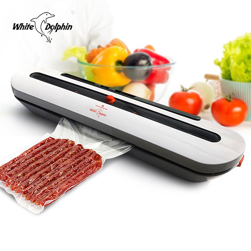 White Dolphin Vacuum Sealer Machine Including 10pcs Saver packing Bags Household Automatic Vacuum Sealer China
White Dolphin Vacuum Sealer Machine Including 10pcs Saver packing Bags Household Automatic Vacuum Sealer China
