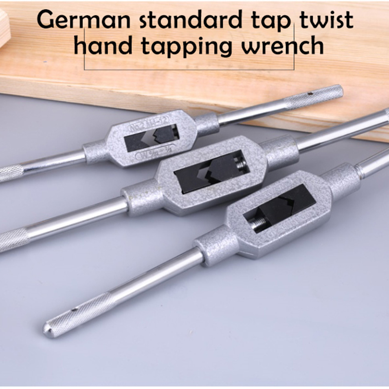 M1-8/M1-10/M1-12 Adjustable Tap Wrench For Thread Tap Handle Steel Hand Taps Holder Tapping Reamer Tools
M1-8/M1-10/M1-12 Adjustable Tap Wrench For Thread Tap Handle Steel Hand Taps Holder Tapping Reamer Tools