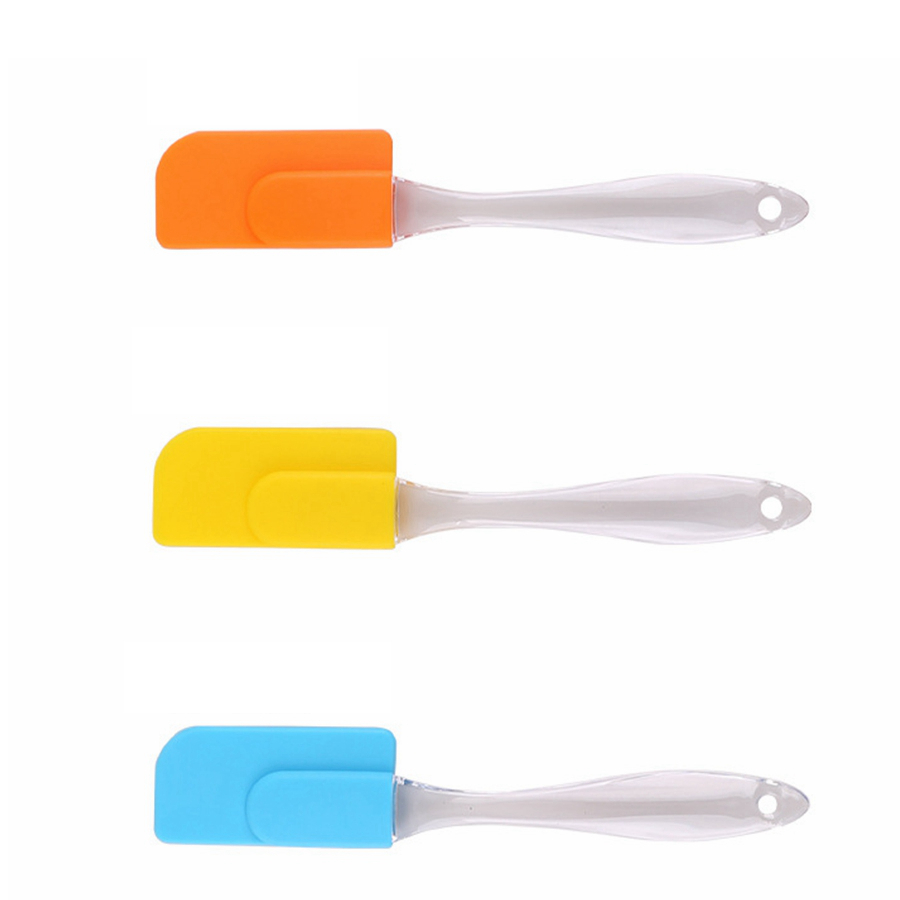 Silicone Spatula Baking Scraper Cream Butter Spatula Cooking Cake Silica Gel Knife Spatula Utensi Pastry Tool Silicone Baking Scraper
