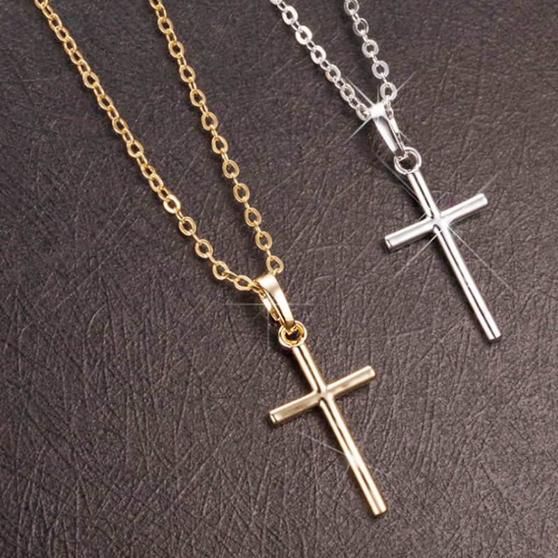Simple Fashion Cross Chain Necklace For Women Men Luxury Ladies Gold Jewelry Pendant Necklaces Crucifix Christian Ornament Gifts
Simple Fashion Cross Chain Necklace For Women Men Luxury Ladies Gold Jewelry Pendant Necklaces Crucifix Christian Ornament Gifts
