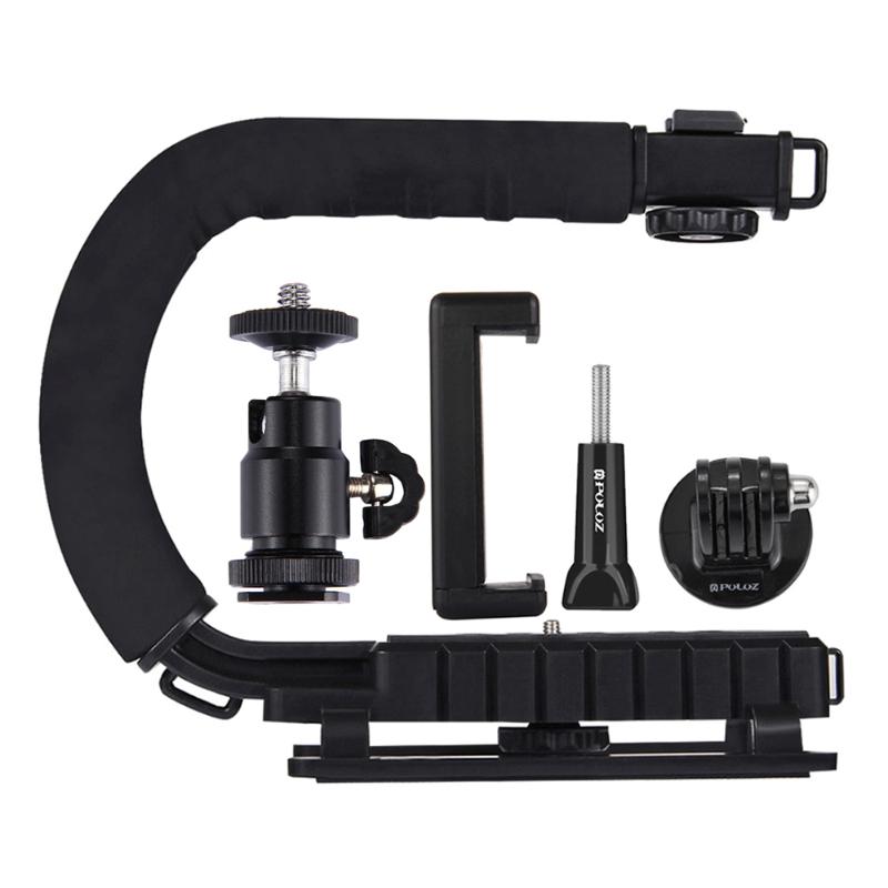U-Shaped Portable Handheld photography Camera Holder Video Handle DV Bracket C-Shaped Steadicam Stabilizer Kit for SLR DV
U-Shaped Portable Handheld photography Camera Holder Video Handle DV Bracket C-Shaped Steadicam Stabilizer Kit for SLR DV