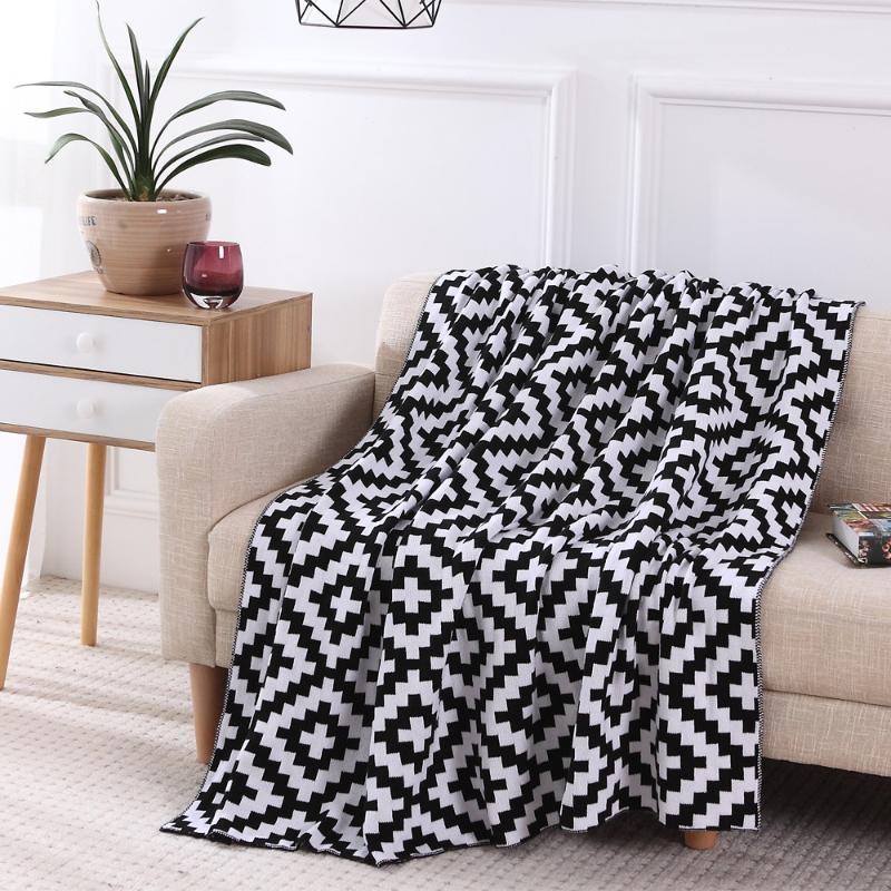 New Cross Wave Kint Plaids Throw Blankets Soft Cotton Manta Sofa/Couch Bed/Plane Travel TV Baby Blanket Dropshipping 3 Sizes
New Cross Wave Kint Plaids Throw Blankets Soft Cotton Manta Sofa/Couch Bed/Plane Travel TV Baby Blanket Dropshipping 3 Sizes