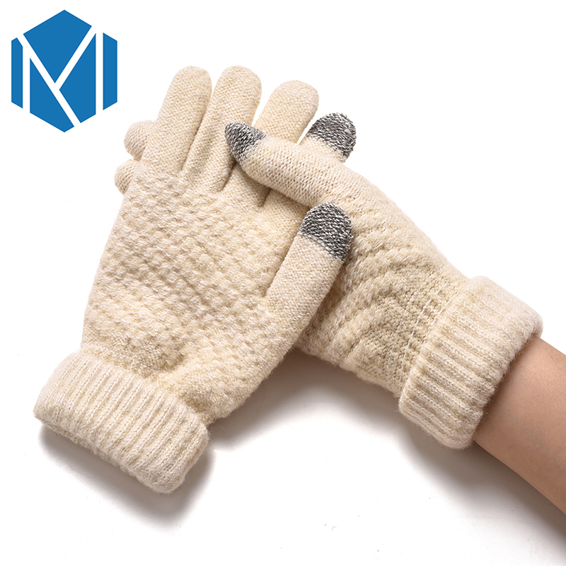 Five Fingers Gloves H Women Winter Warm Knitted Thicken Stretchy Mittens Female Thermal Casual Covered Finger Halter Girls Accessories
Five Fingers Gloves H Women Winter Warm Knitted Thicken Stretchy Mittens Female Thermal Casual Covered Finger Halter Girls Accessories