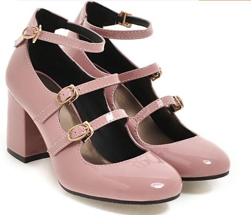 2020 Spring and Autumn with New style fashion High heel Coarse heel round head Women's shoes@OP41, Black
2020 Spring and Autumn with New style fashion High heel Coarse heel round head Women's shoes@OP41, Black