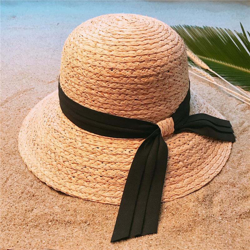 Nature Raffia Women Sun Hat Lady Dome Summer Wide Brim Handmade Beach Sunbonnet Bucket Hat With Fashion Bowknot Size 56-58CM, Straw
Nature Raffia Women Sun Hat Lady Dome Summer Wide Brim Handmade Beach Sunbonnet Bucket Hat With Fashion Bowknot Size 56-58CM, Straw